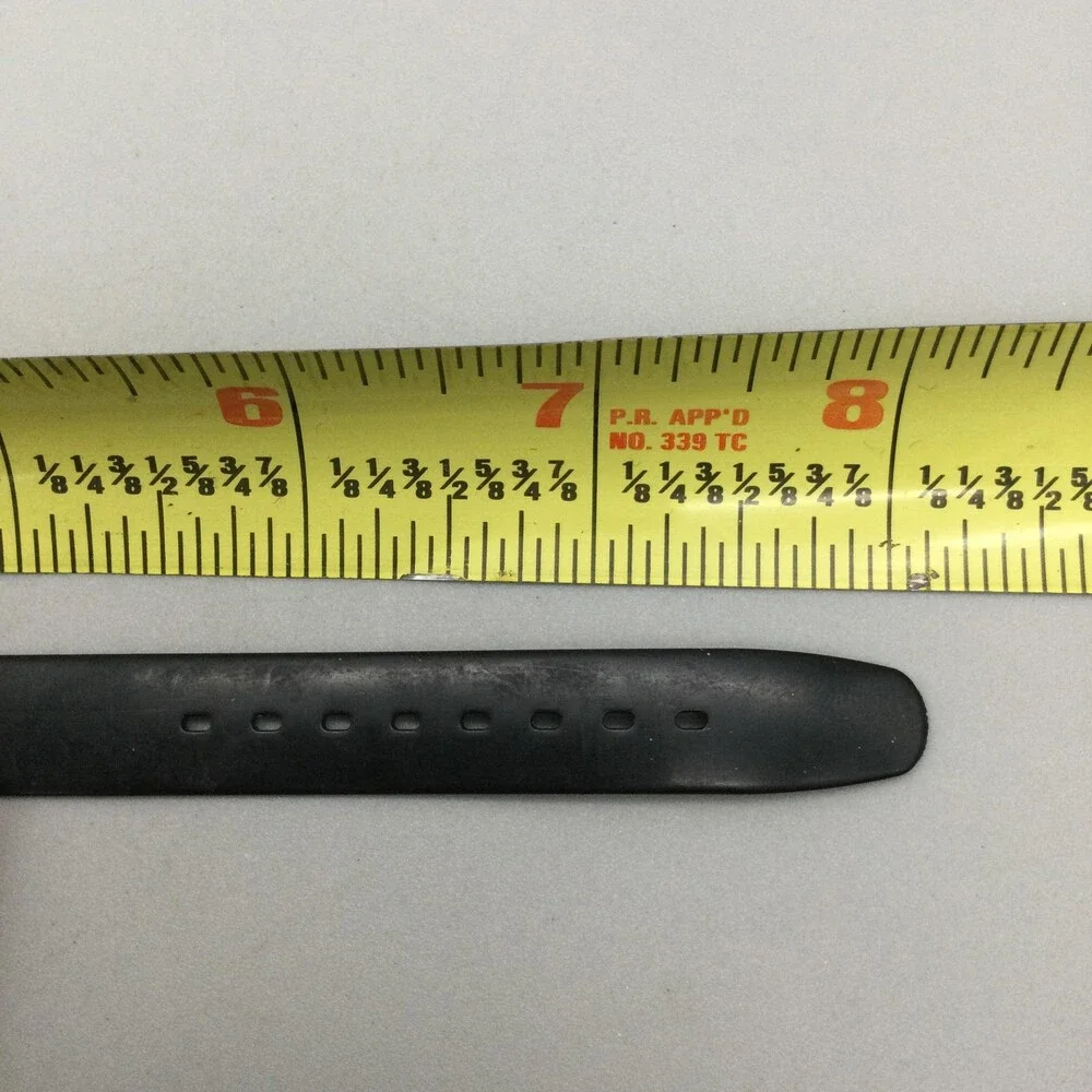 Vtg Swatch Something New Womens Watch 25mm White Dial Black Rubber New Battery